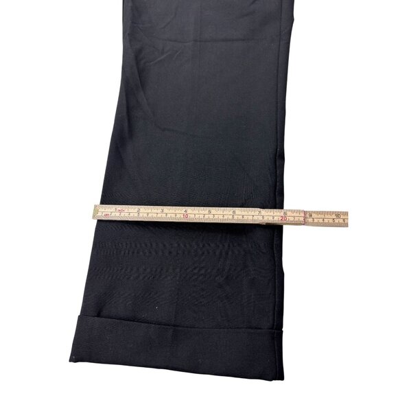Rachel Zoe Womens Black Wide-Leg Trousers Size 10 Polyester & Viscose - Picture 7 of 11